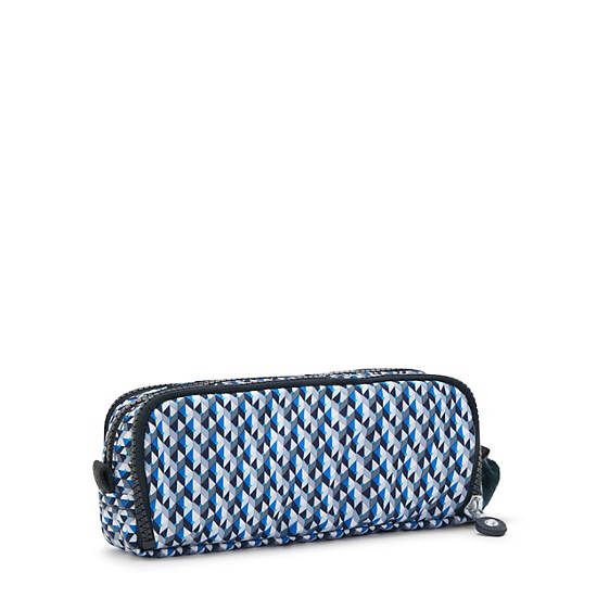 Kipling Gitroy Klasik Printed Pencil Case Çanta Mavi | TR 1316IL